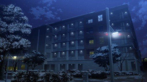 夜晚的公园游乐场